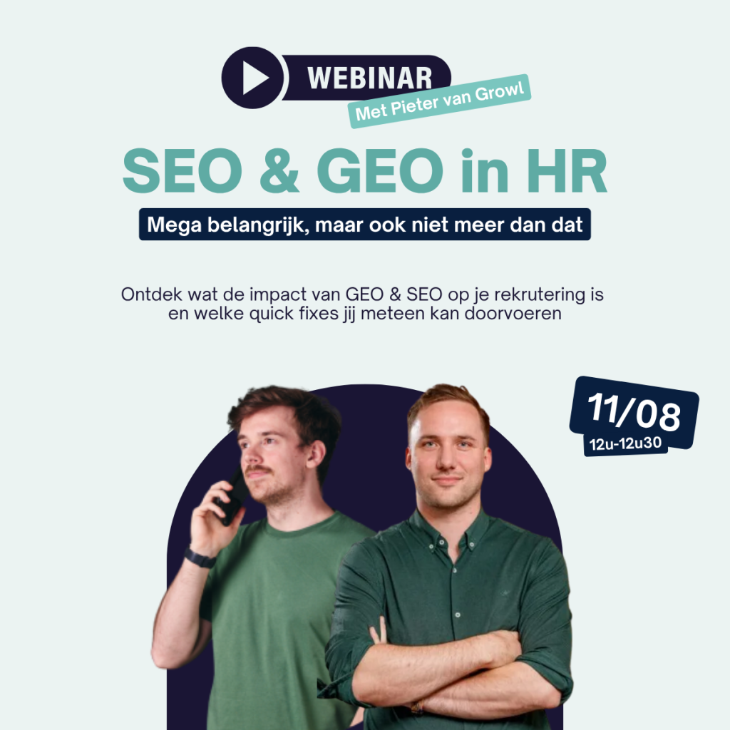 Webinar - SEO en GEO in HR - High